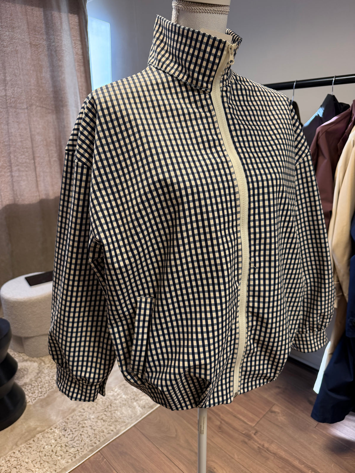 Veste à carreaux