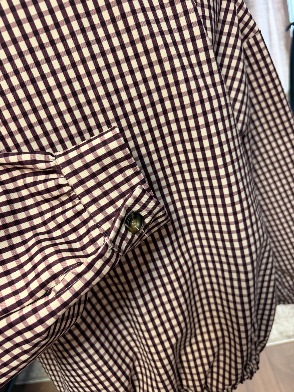 Veste à carreaux