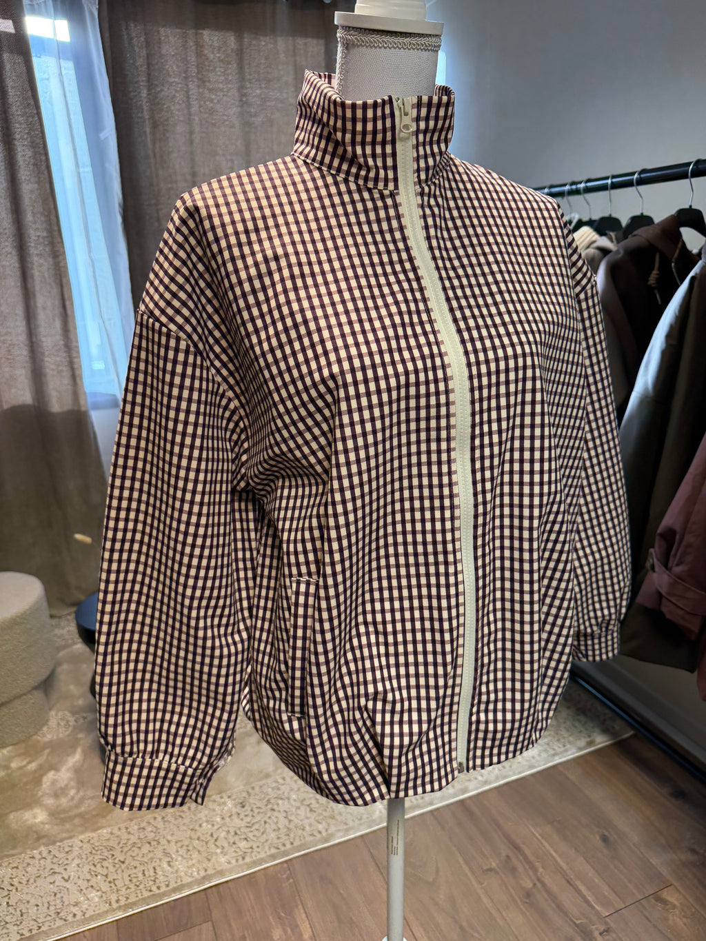 Veste à carreaux