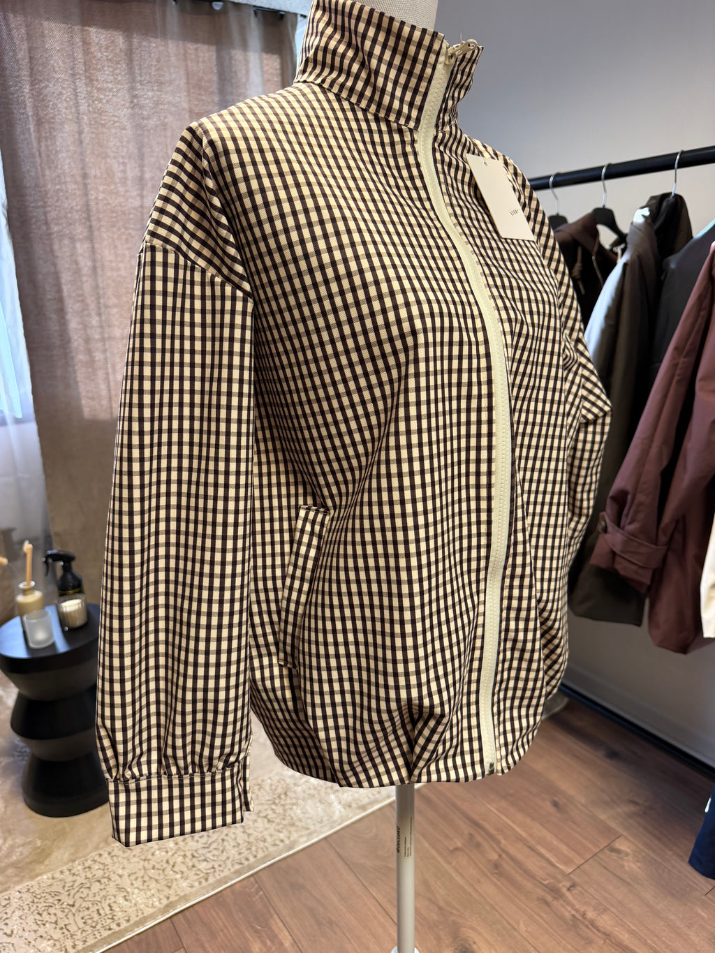 Veste à carreaux