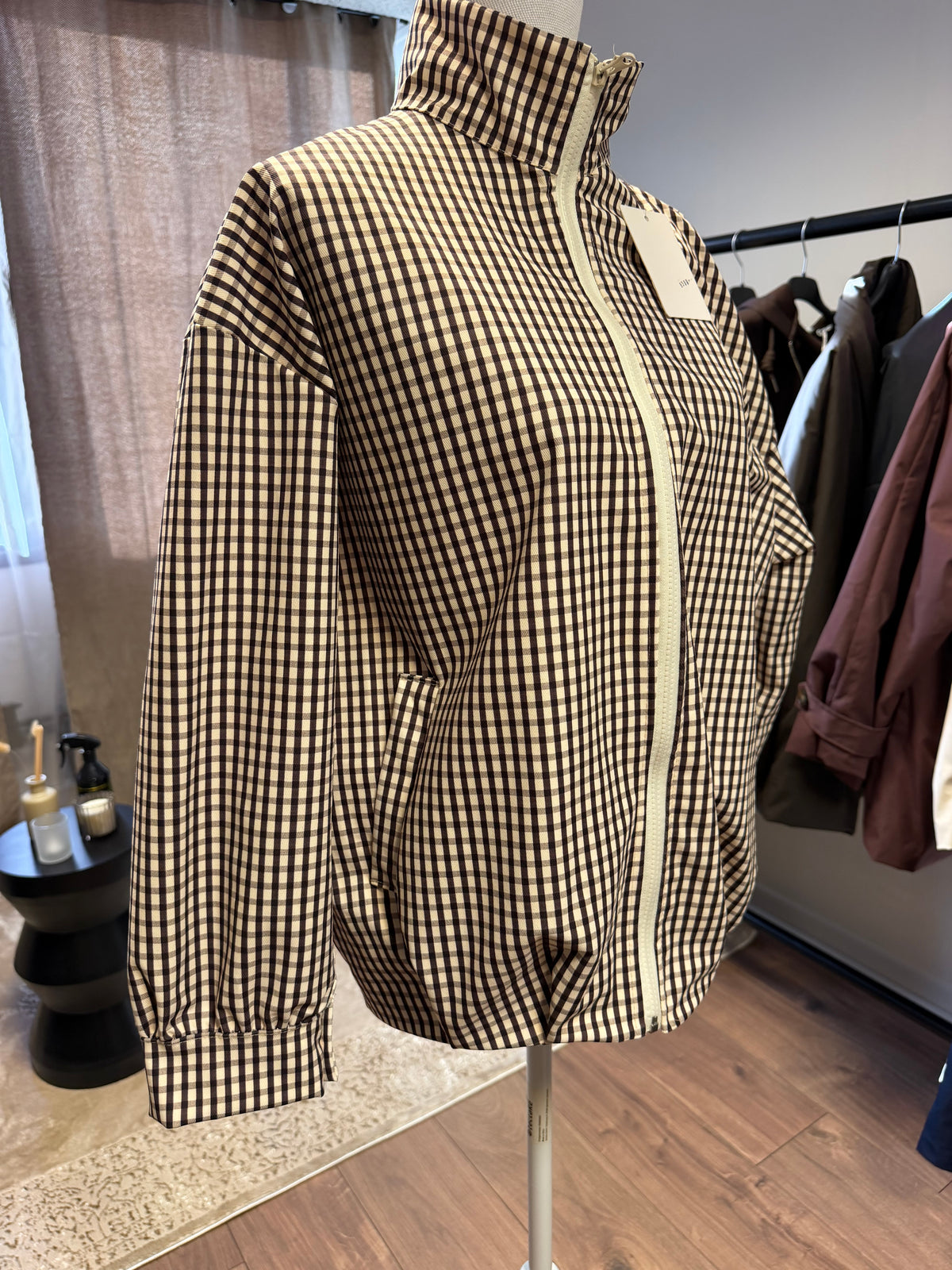 Veste à carreaux