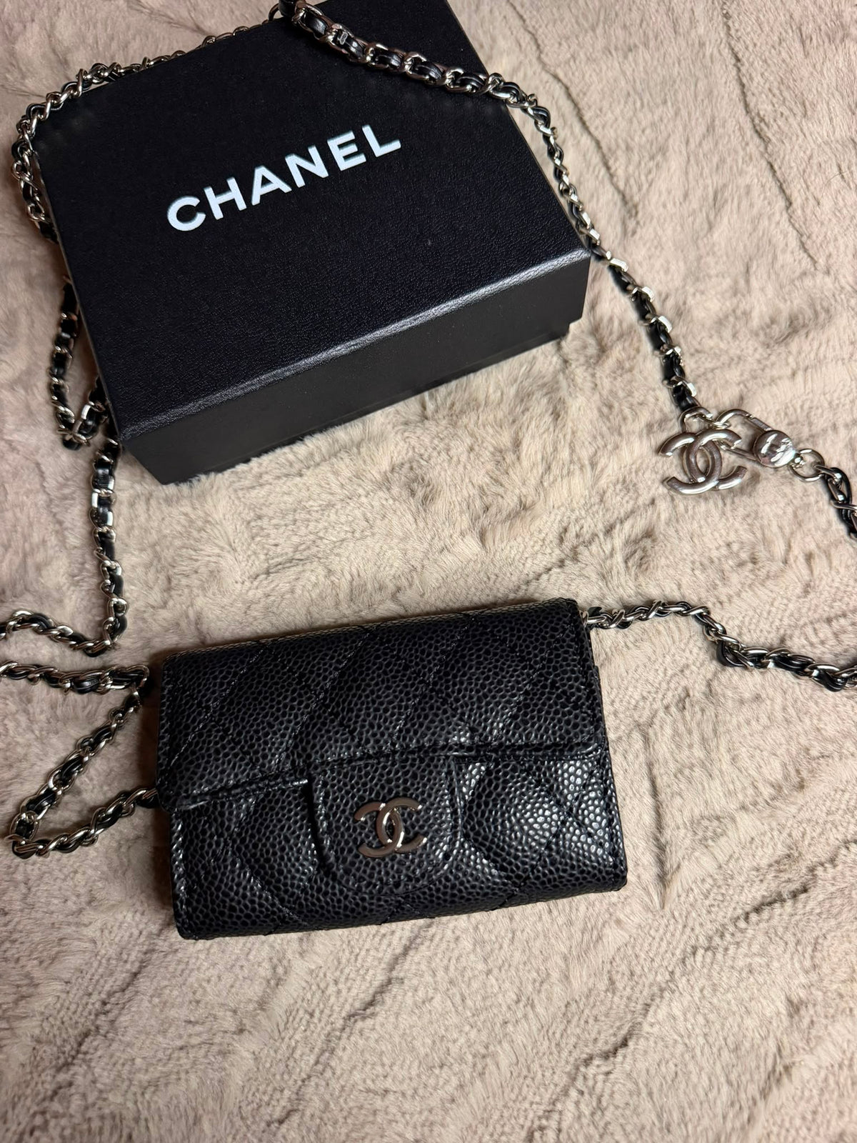 Mini sac Chanel Noir/Argent